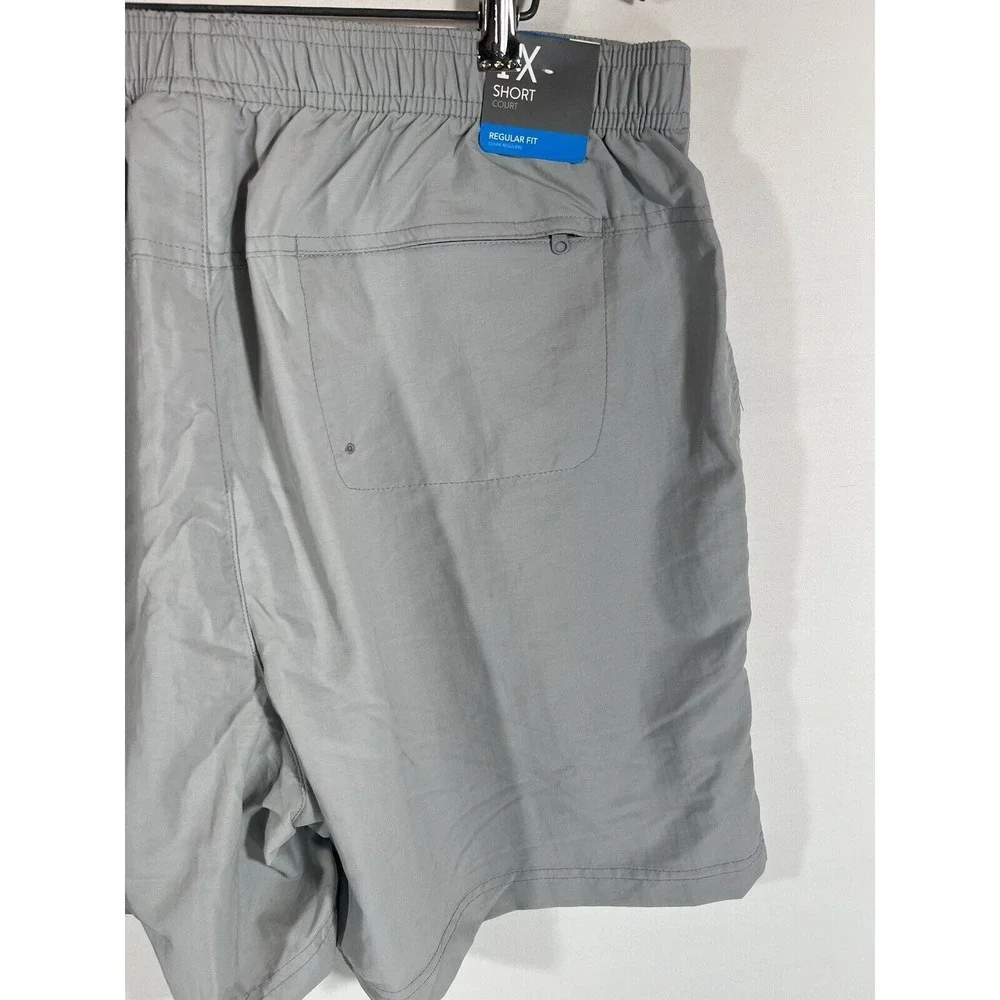 NEW Columbia Mens Shorts 1X Gray Chino Hiking Walking Casual Comfort Performance